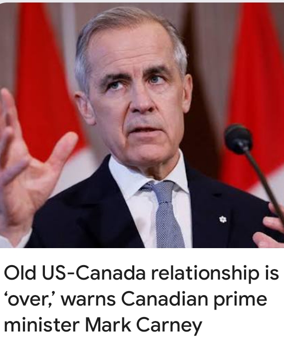 Canadian PM Mark Carney said - "Trump wants to weaken Canada