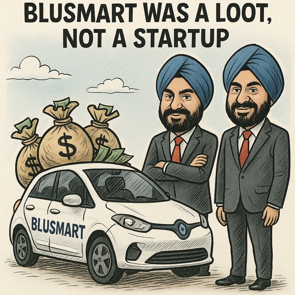 #BluSmart ne apne operations temporarily suspend kar diye ja
