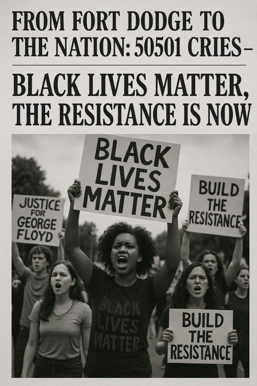 From Fort Dodge to the Nation: 50501 Cries Out—Black Lives M