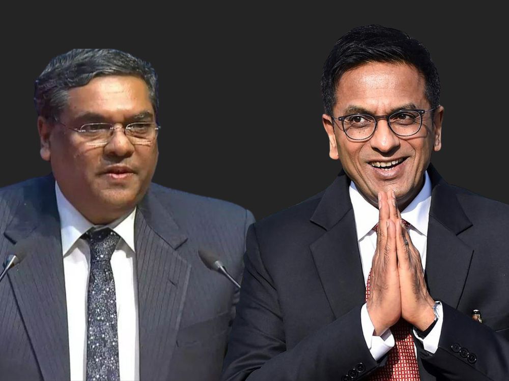 Chief justice Sanjeev Khanna and D Y Chandrachud 

Sanjeev K