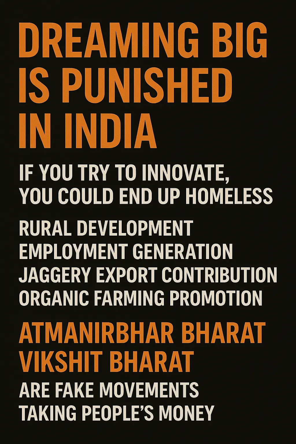 Behind the hidden truth!#StartupStruggles#InnovationInIndia 