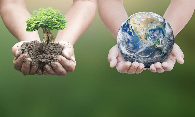Anthropogenic climate change is the process in which the ear