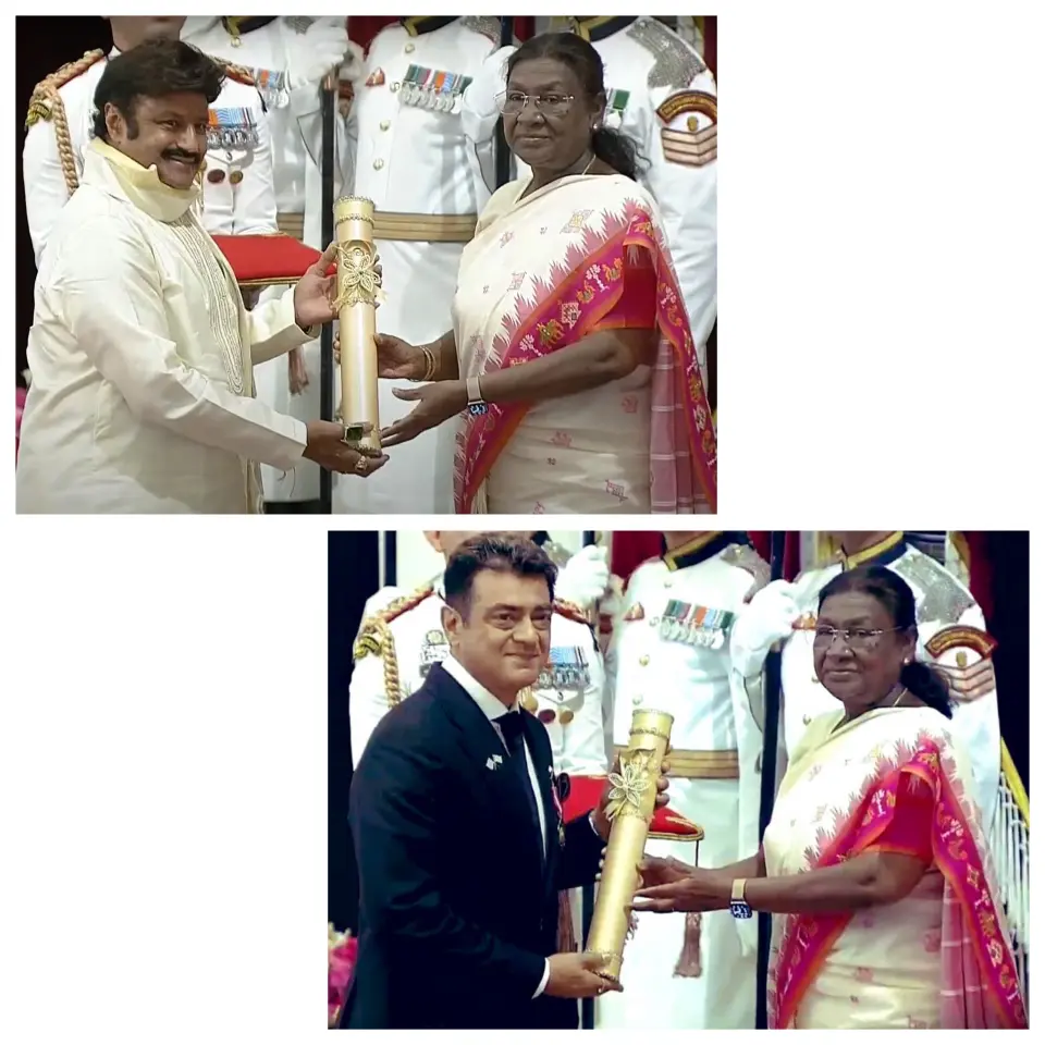 Actor and Andhra Pradesh MLA Nandamuri Balakrishna and Ajith