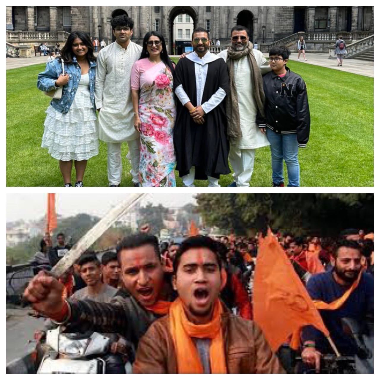 नेताओं के बच्चे। और अंधभक्त के बच्चे😂