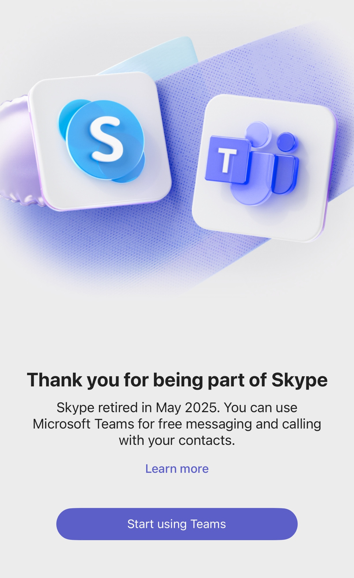 #Skype has shut down completely!
#Microsoft
