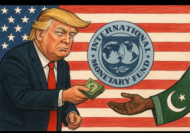pakistan gets a loan from the IMF.
US role behind the IMF...