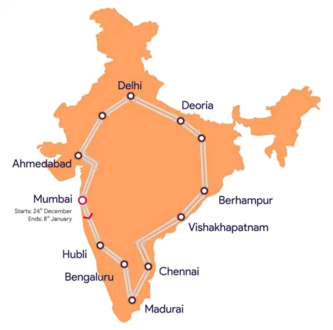 There is a unique train in India that runs only once a year 