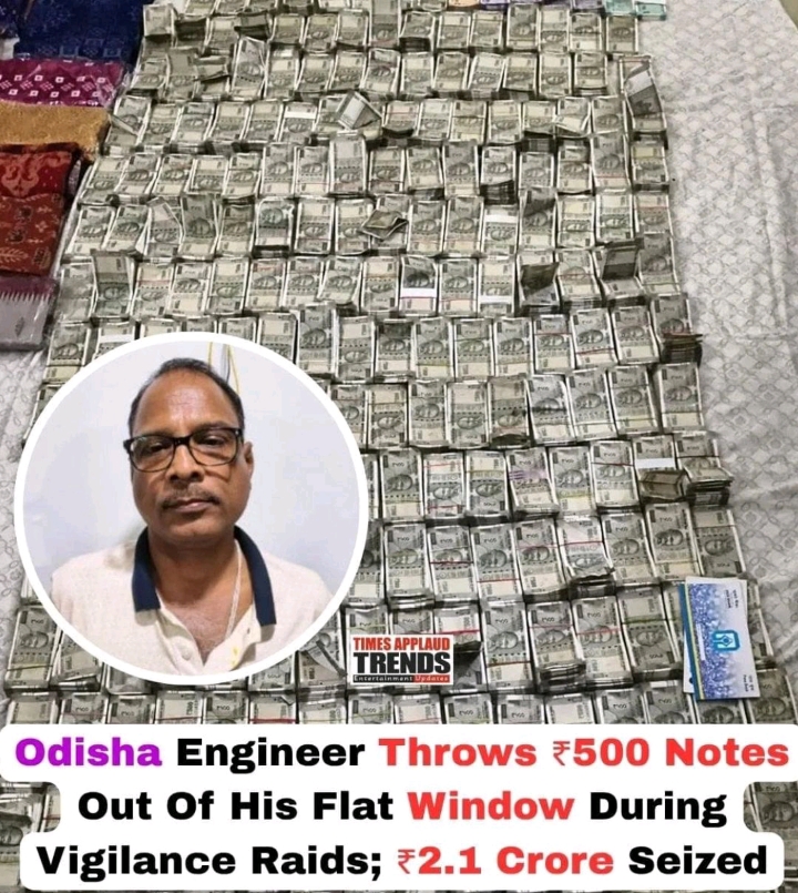 एक छोटा सा इंजीनियर के घर पर 2 करोड़ कैश मिला 👇😱 #Odisha