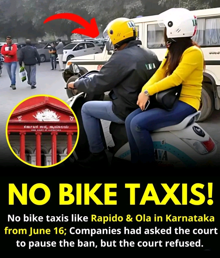 #Karnataka bans bikes, Court ordered