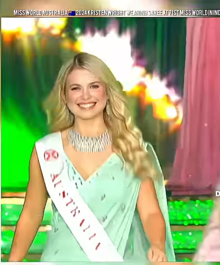 71st Miss World in India! 🇦🇺🇮🇳👗💃🏽 Perfect blend of Aussie ch