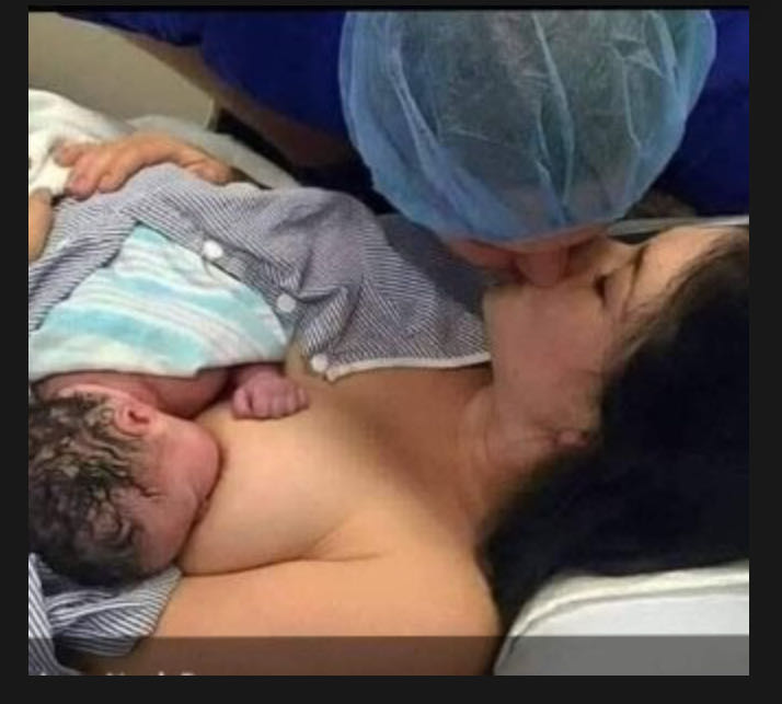 At the time of delivery in Europe, the woman has a husband a