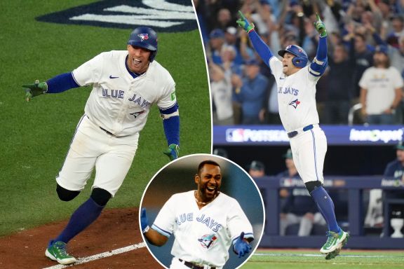 George Springer, gimpy but game, hit the most important home