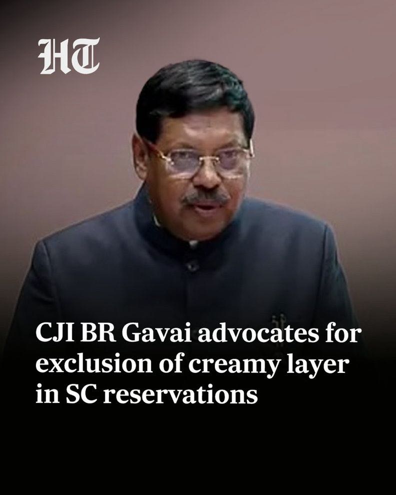 मुख्य न्यायाधीश (CJI) बी. आर. गवई ने यह पुनः स्पष्ट किया कि 