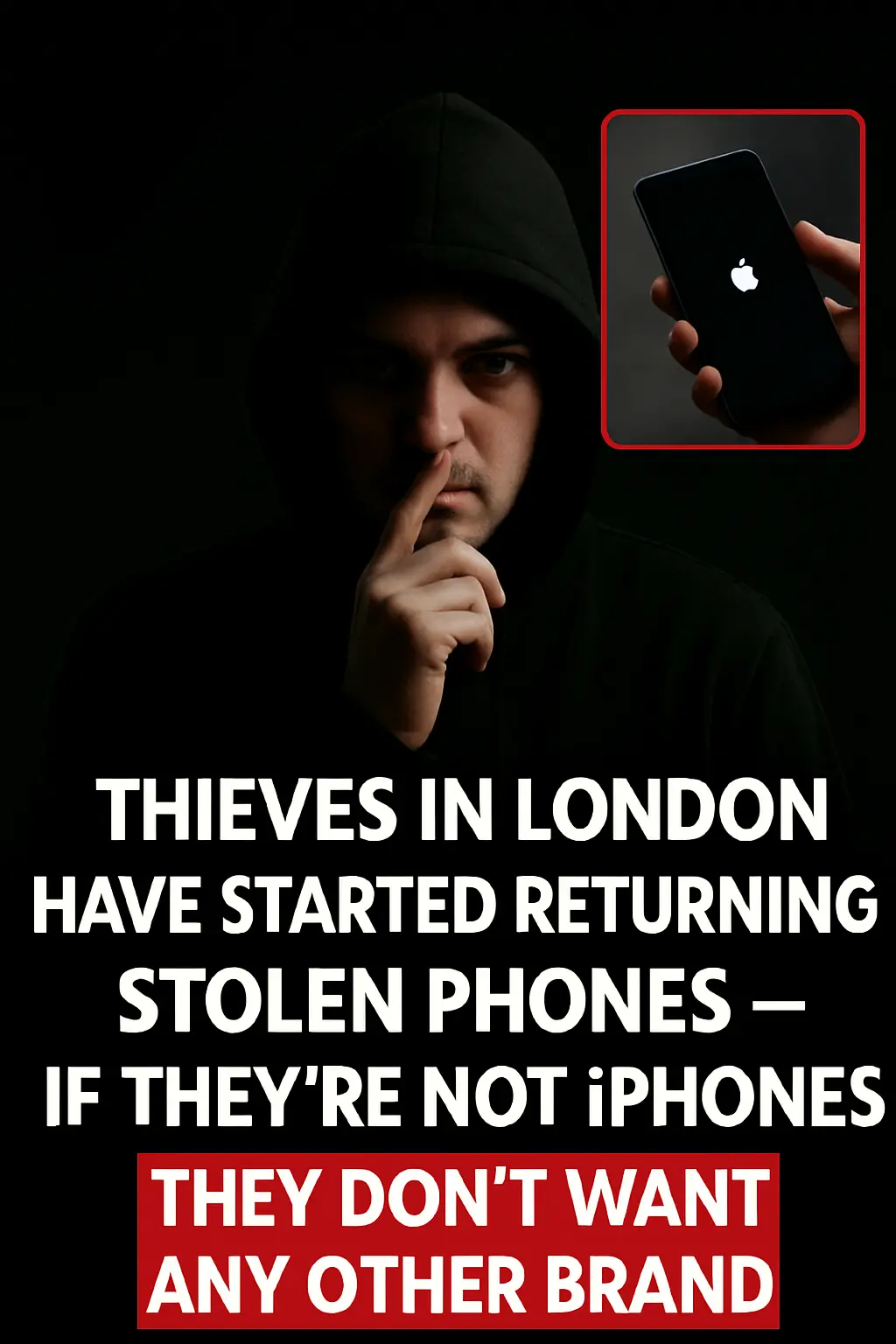 Thieves in London have begun returning stolen phones if they