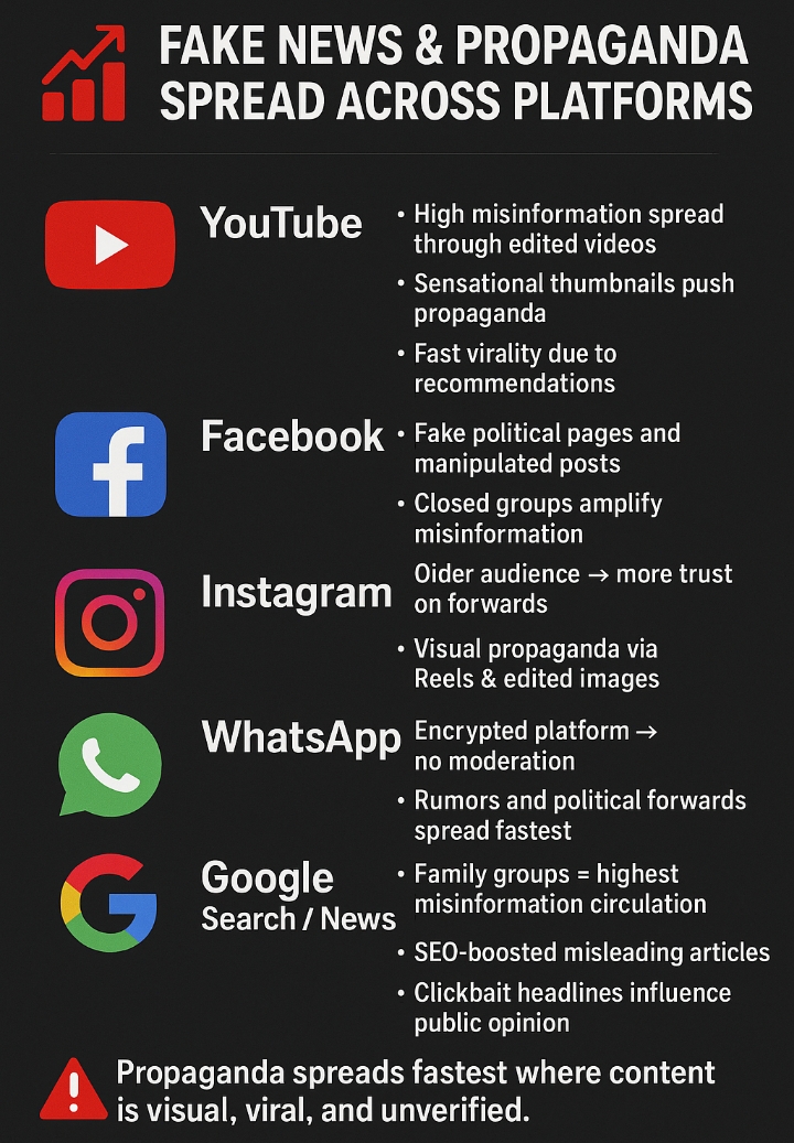 Fake News and Propaganda Spread Across Platforms

Content:
#