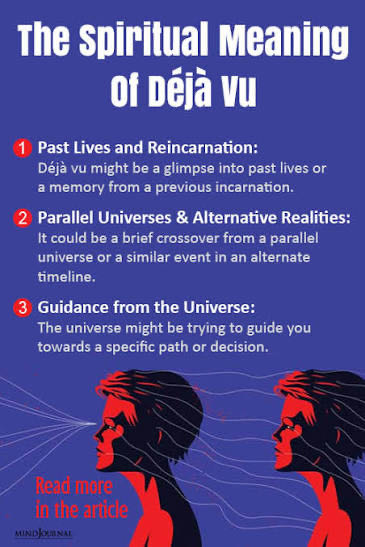 Déjà vu is a French term that means “already seen.” It’s the