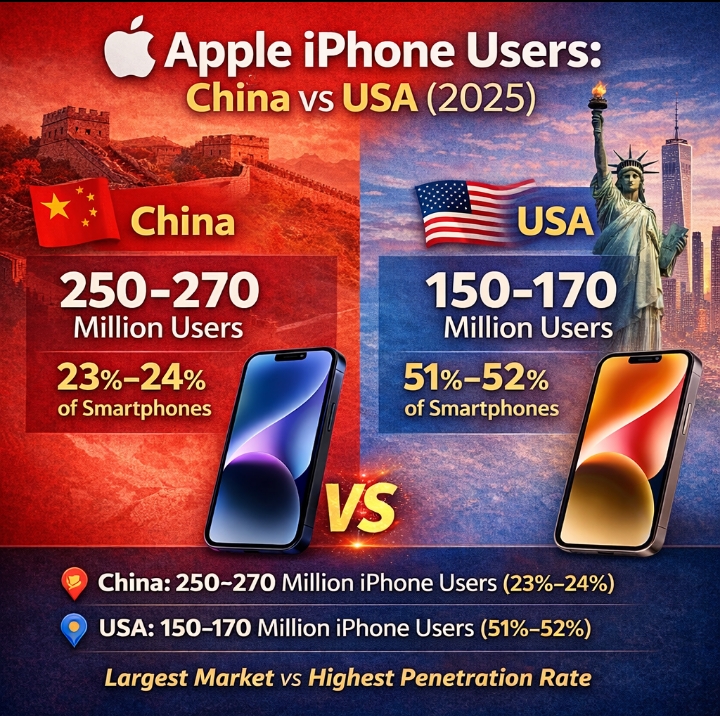 China is still the largest market of iPhone/ Apple. 
#Apple 