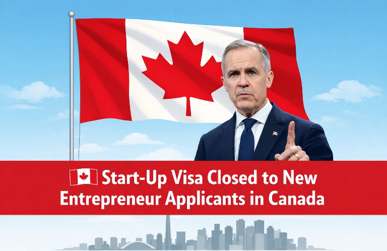 Canada has temporarily stopped accepting new Start-Up Visa a
