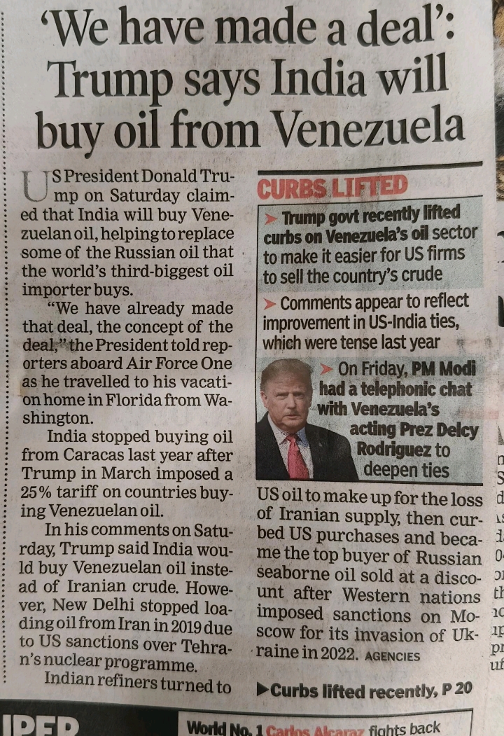Trump claimed: "We have already made that deal, the concept 