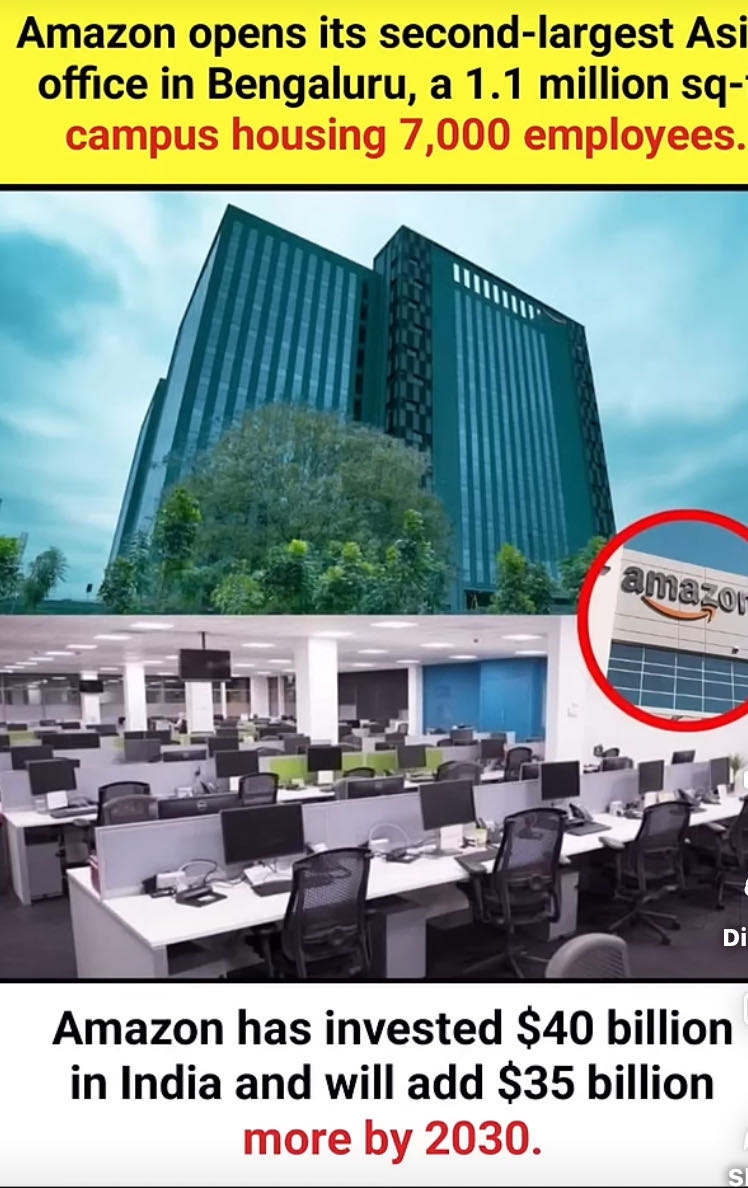 Amazon’s new 1.1 million sq-ft campus in Bengaluru, its seco