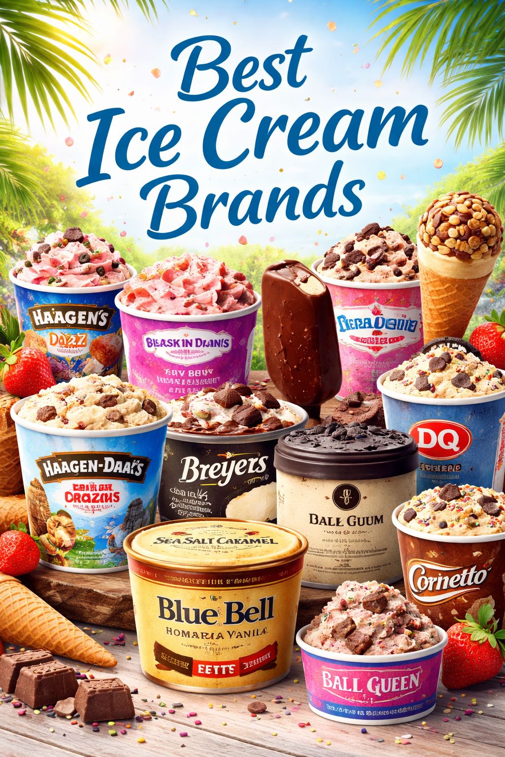 The most loved and globally recognized ice cream brands in t