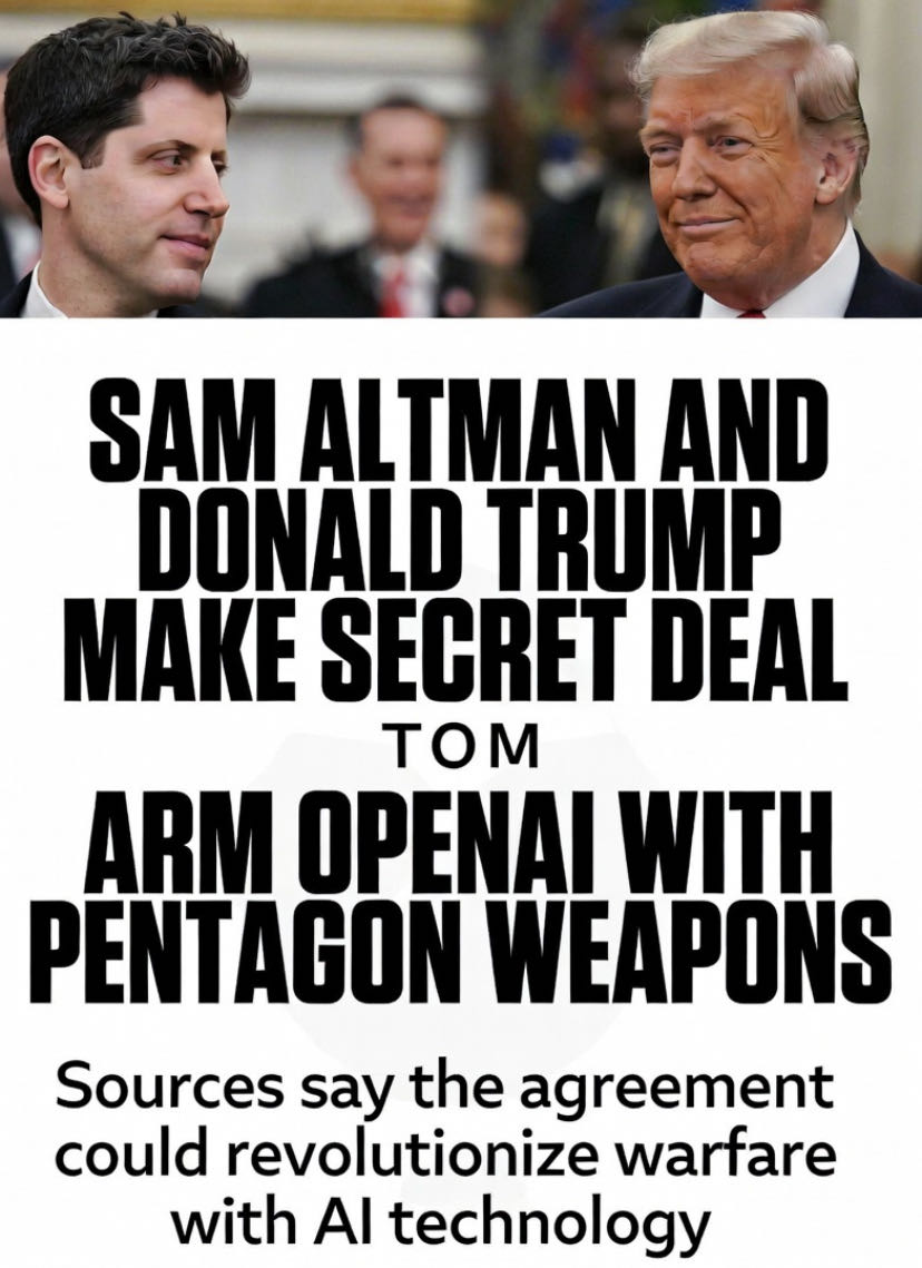 Sam Altman Caught in Explosive Secret Handshake with Trump –