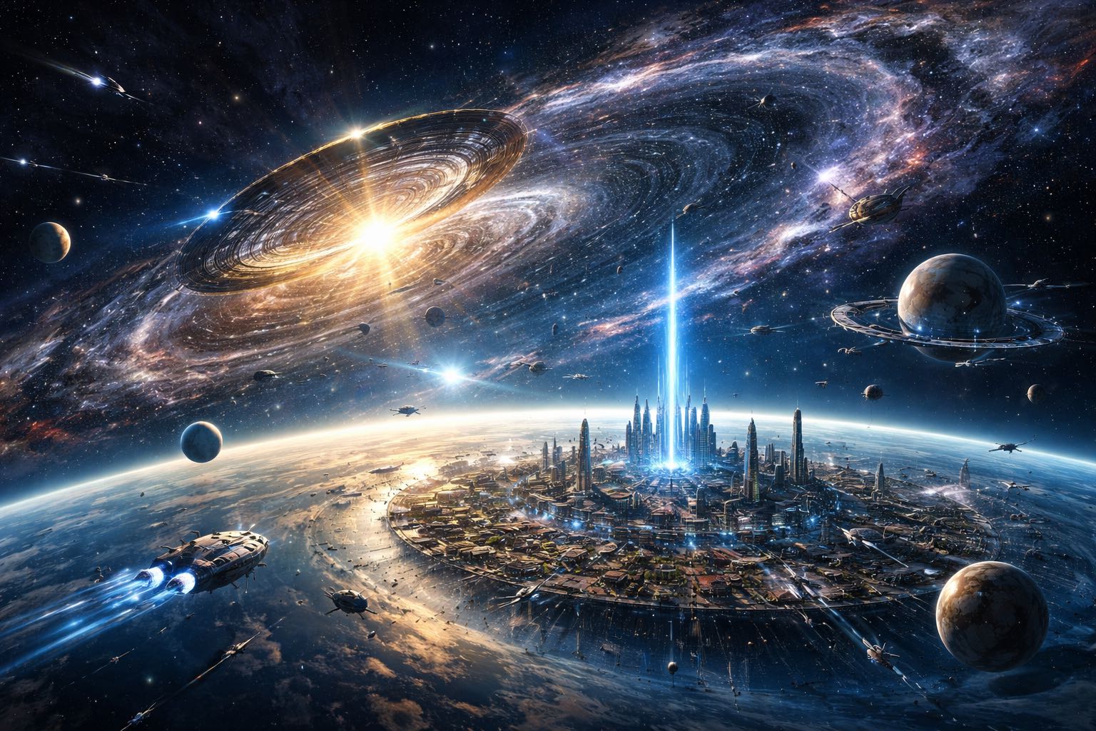 A galactic civilisation is a highly advanced form of life th