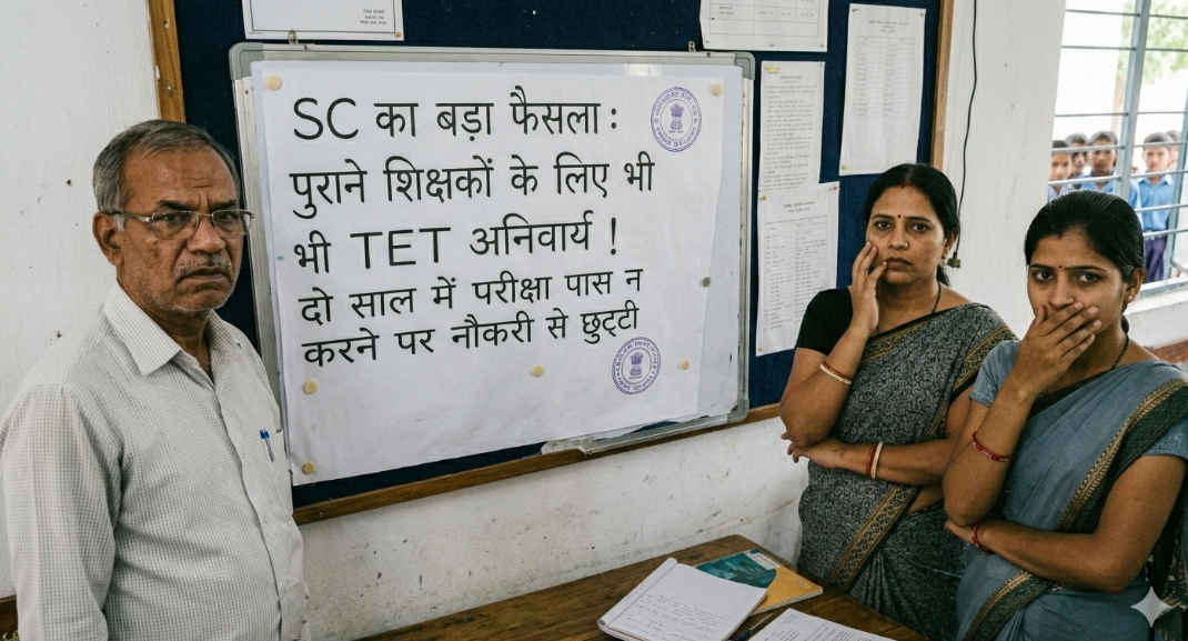 "SC has made TET (Teacher Eligibility Test) MANDATORY even f