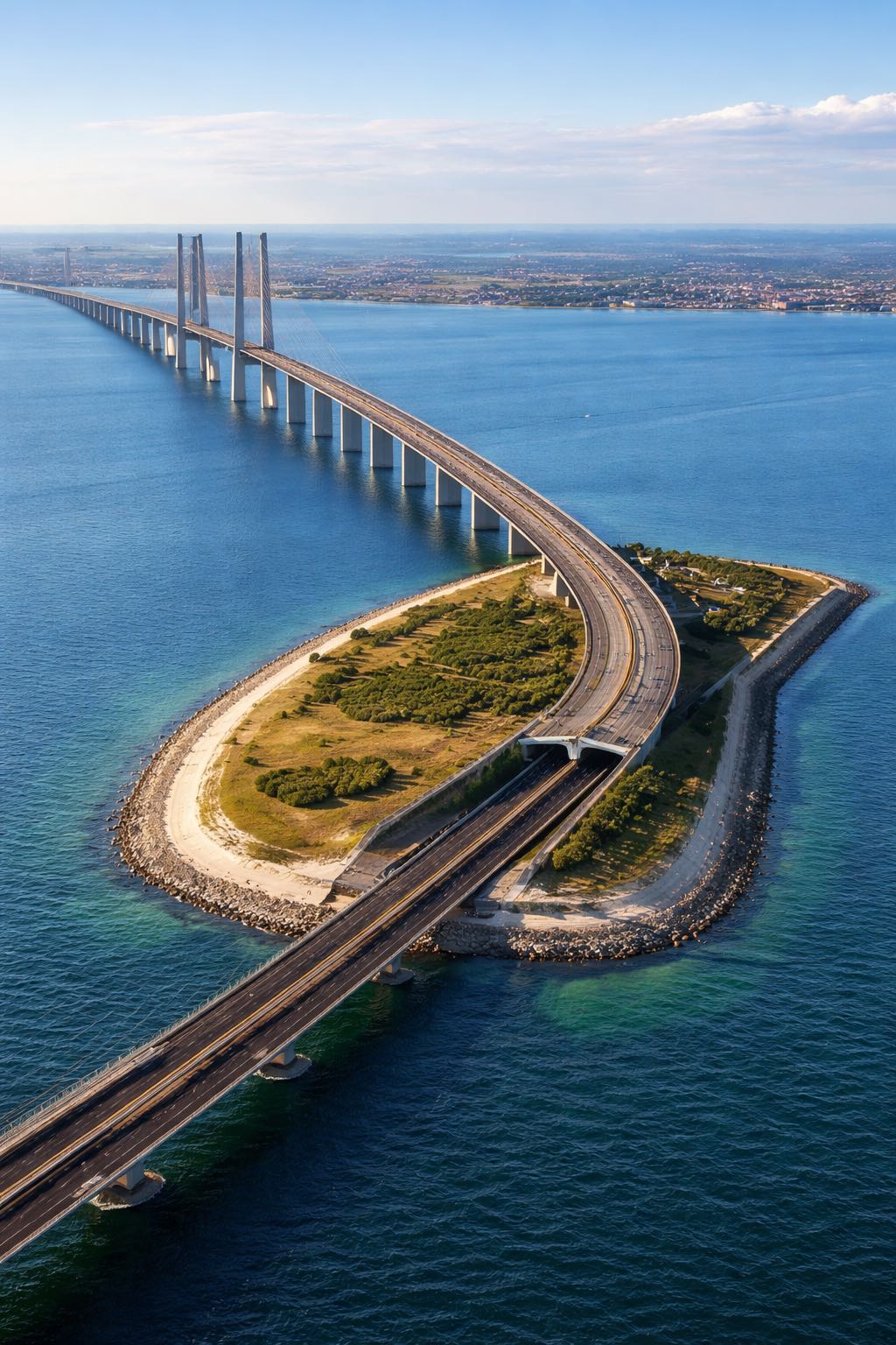 The Øresund Bridge is a remarkable engineering structure tha