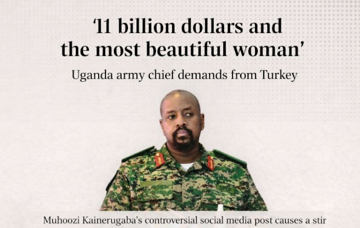 Most cheap demand by Uganda army chief #viral #Uganda #Turke