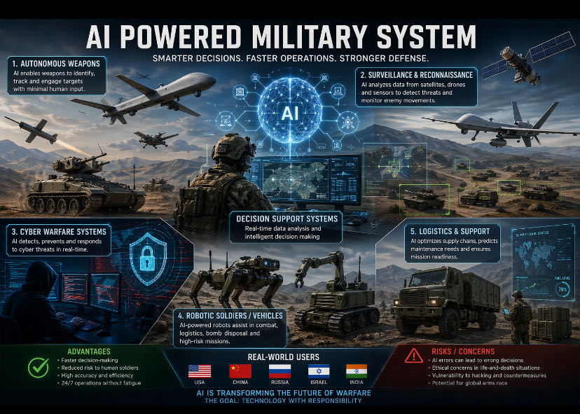 AI-Powered Military System

An AI-powered military system re
