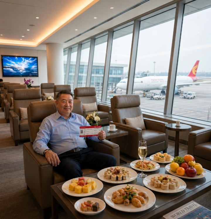 Smart or loophole? 🤔✈️

He didn’t fly… he feasted.
A man rep