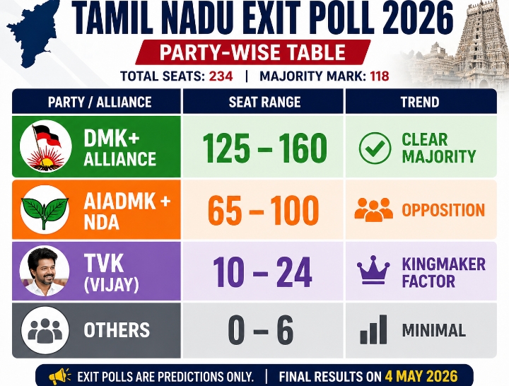 #DMK returning to power
 #Tamilnadu #ExitPoll
#AIADMK #NDA s
