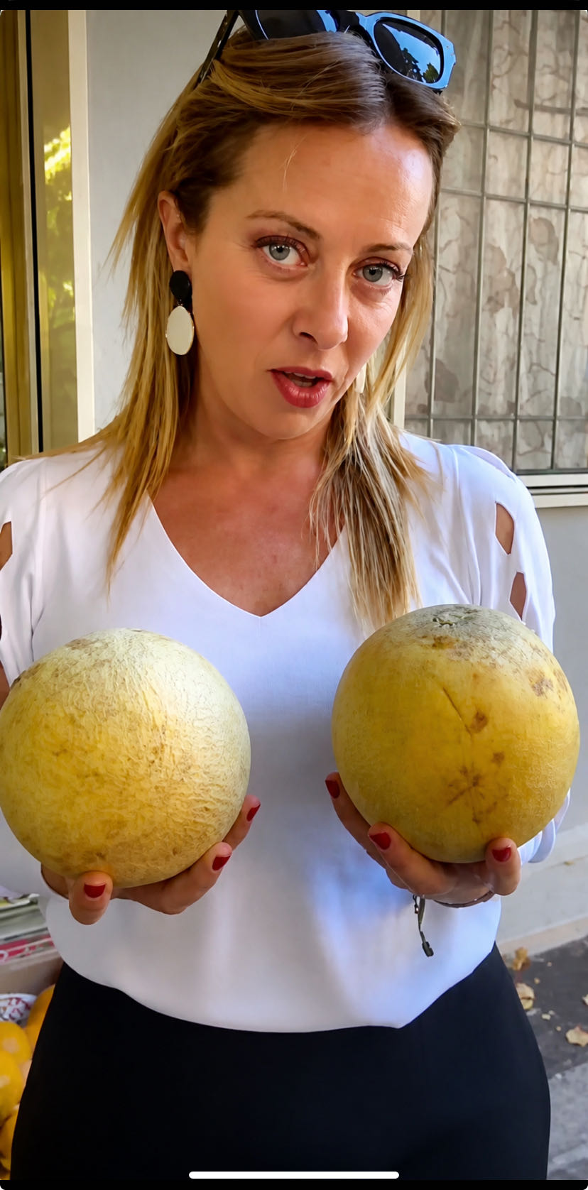 The most powerful prime minister Mrs. Melon  i😜
