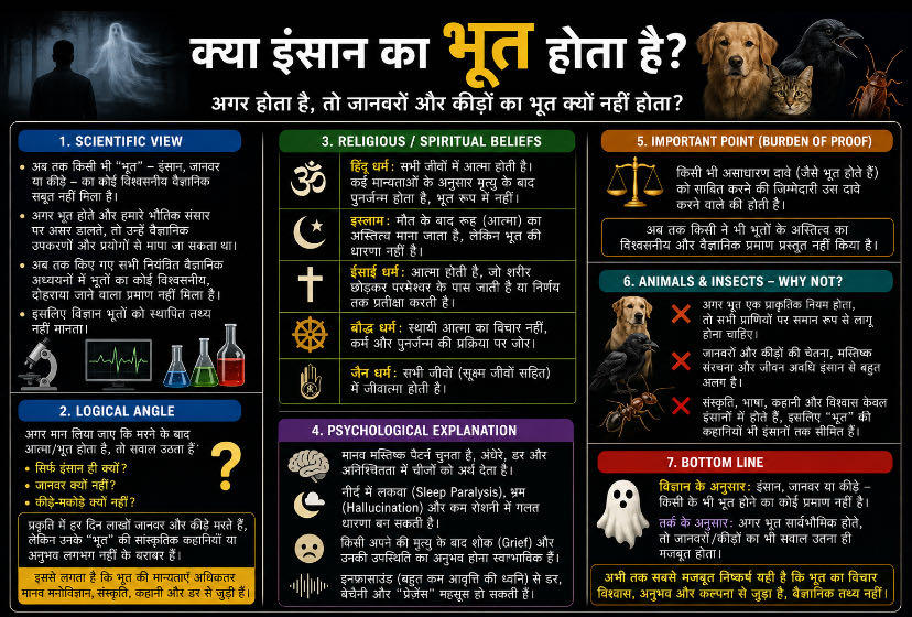 Ab tak kisi bhi “bhoot” — insaan, jaanwar, ya insects — ka r
