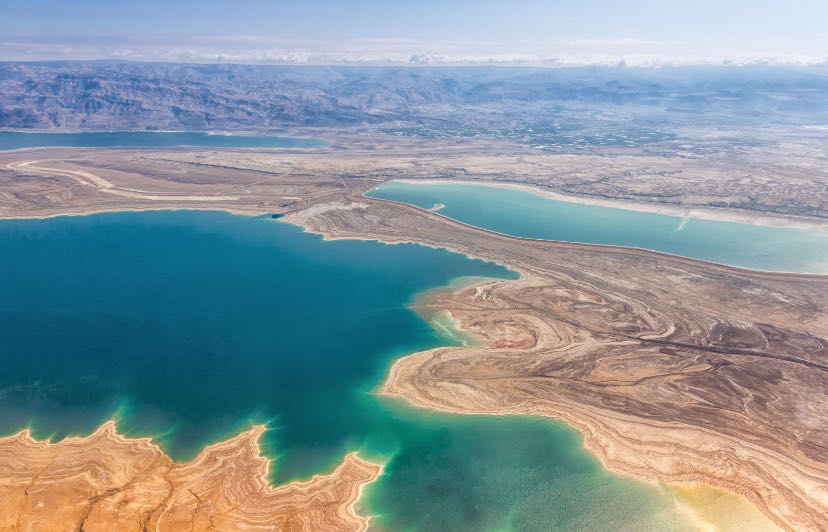 Dead Sea gets its salt mainly from surrounding rocks, rivers