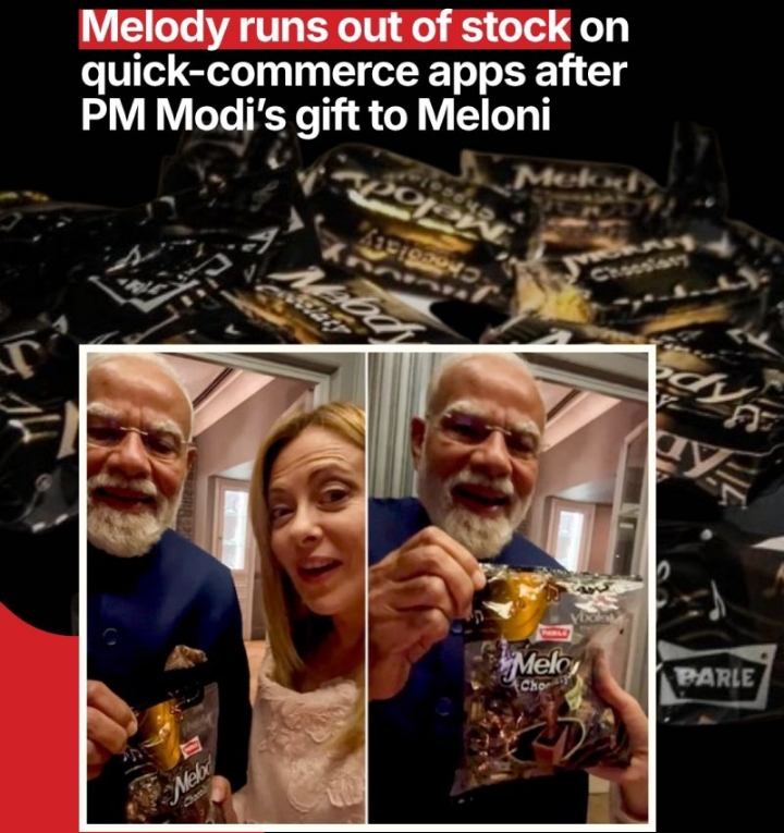 PM Modi shares a photo with Italy PM Meloni.
#Italy #Meloni 