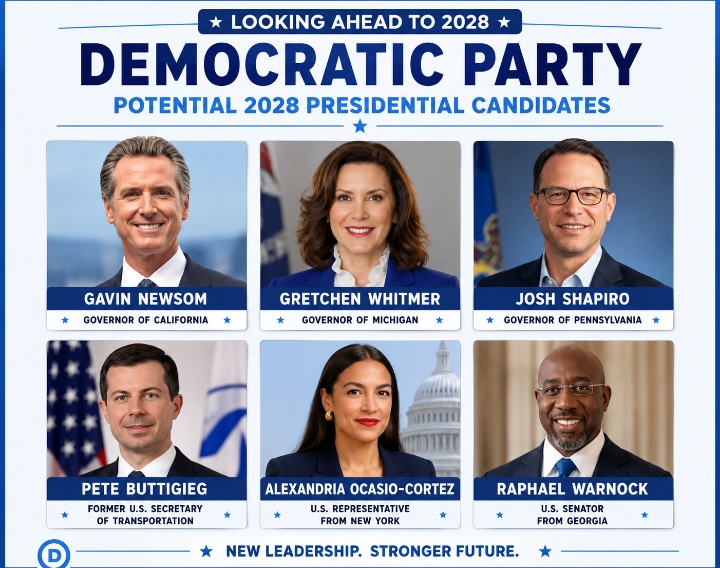 For the Democratic Party, it's still early for 2028, but som