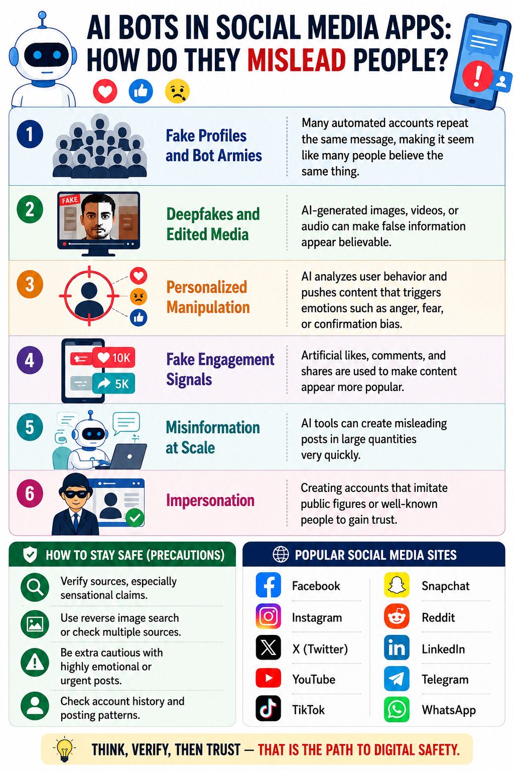 AI BOTS: HOW DO THEY MISLEAD PEOPLE ON SOCIAL MEDIA APPLICAT