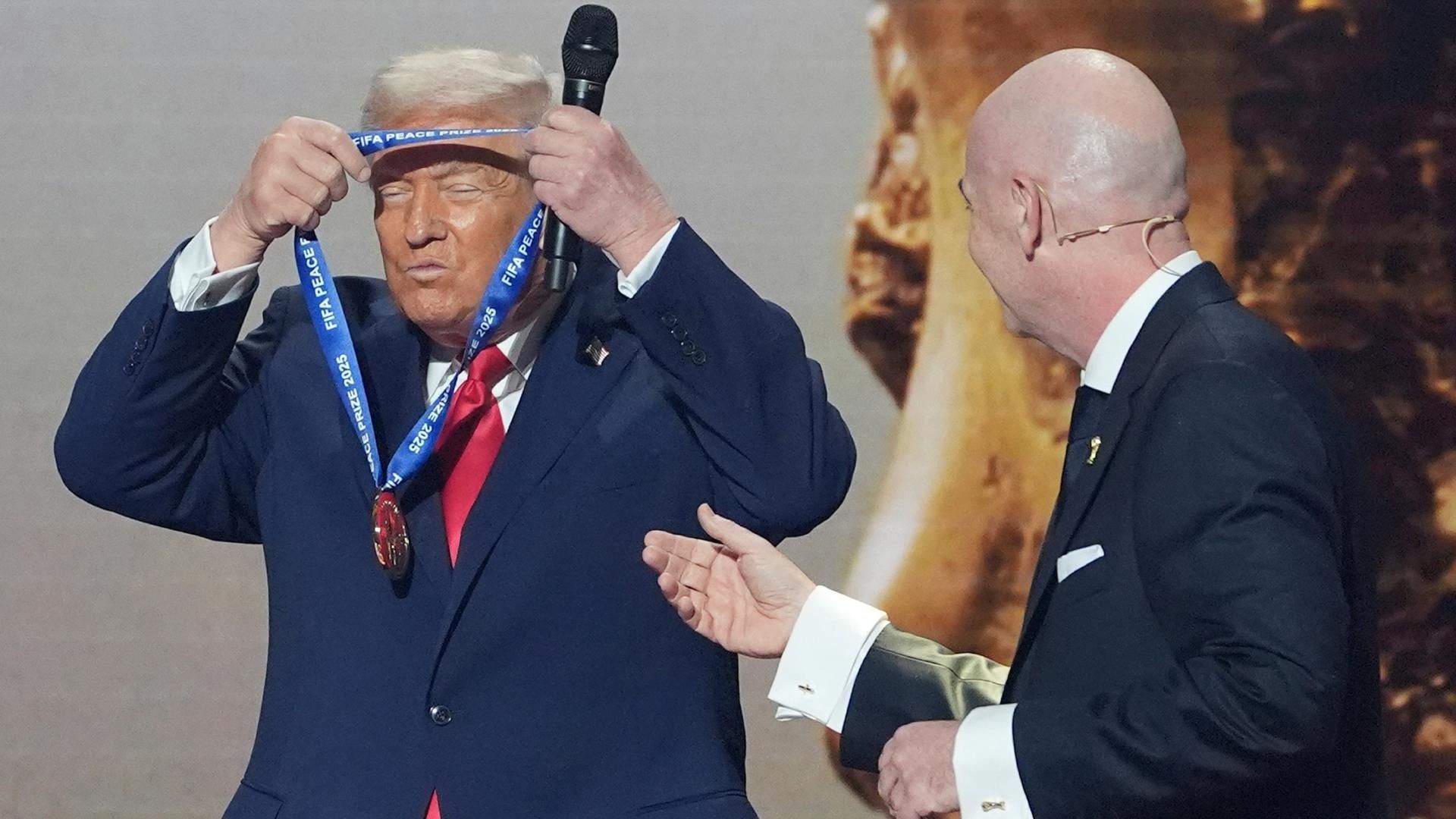 FIFA opening ceremony by #Trump #MAGA
