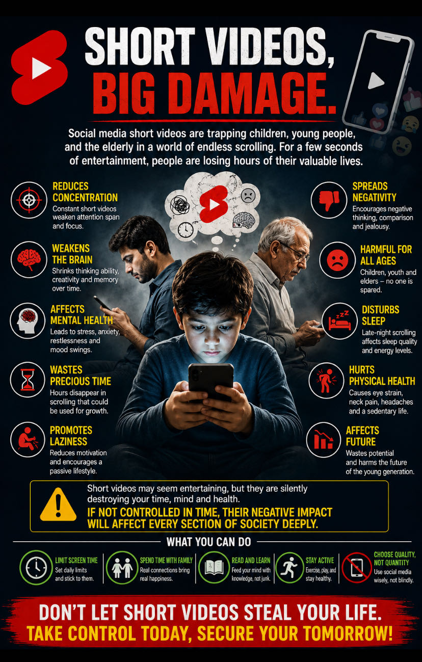 “Social media short videos are increasingly turning children