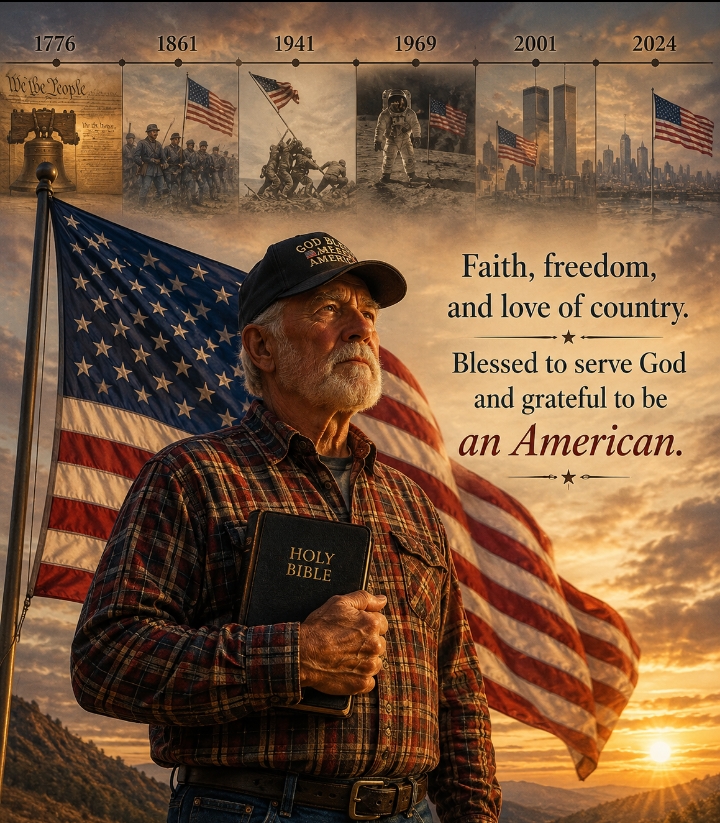 With faith, freedom, and love of country, I am blessed to se