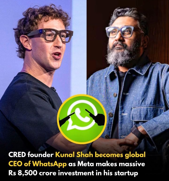 भारतीय बना "global as CEO of WhatsApp" !

#KunalShah, Founde