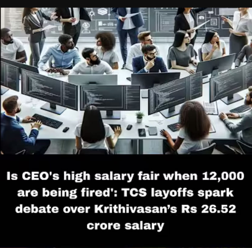 TCS CEO’s Annual Package Crosses ₹28 Crore!

Mumbai — Corpor
