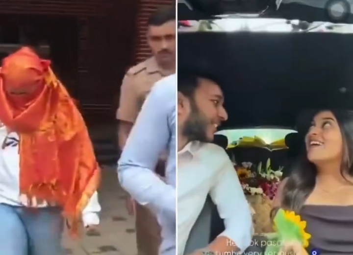 एक और चौंकाने वाली घटना हुई, 
लड़की अपने बॉयफ्रेंड से मिलकर 