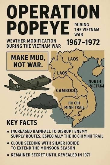 Operation Popeye (also known as Project Popeye) was a highly