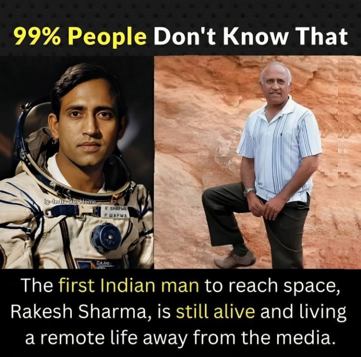 India's first astronaut, Rakesh Sharma, is still alive and l