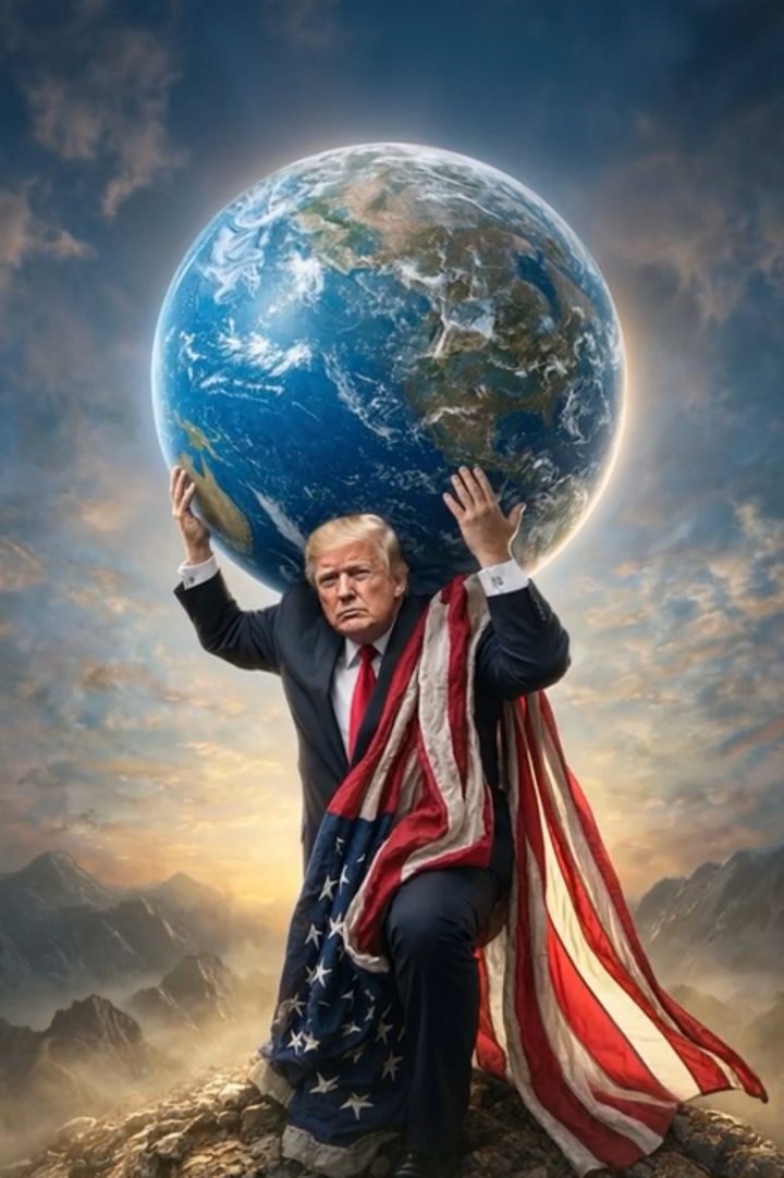 Our president takes the whole world's problems. 

God bless 
