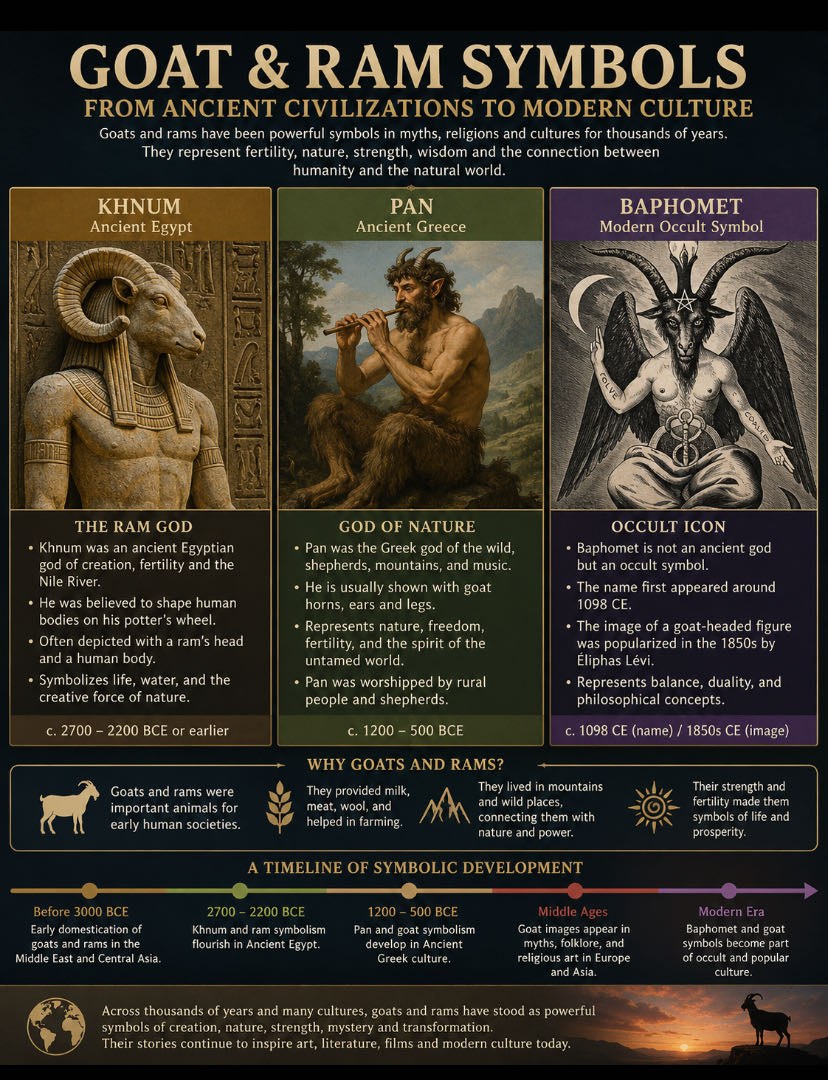 Goat and Ram Symbols: From Ancient Civilizations to Modern C