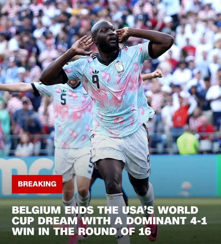 Belgium Ends USA's World Cup Dream 2026 

#FIFA